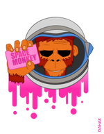 Load image into Gallery viewer, SPACE MONKEY Tee
