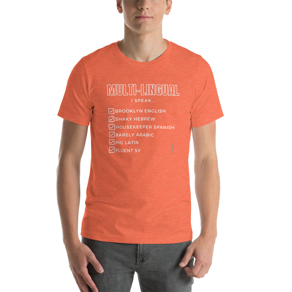 MULTI-LINGUAL Tee (Men's Dark)